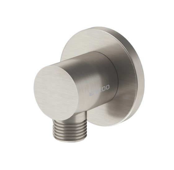 Vedo Round Przyłącze kątowe do węża natryskowego nikiel szczotkowany VSN0020/SN