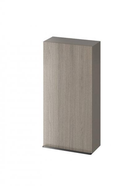 Cersanit VIRGO Szafka wisząca 40 cm kolor szary, uchwyt czarny S522-038