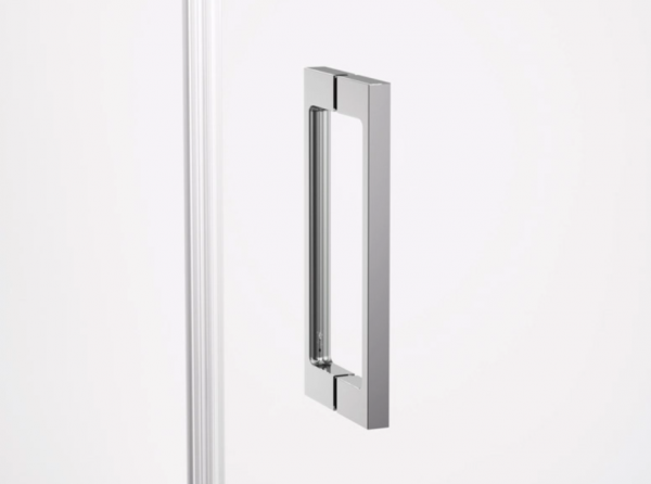 Ronal drzwi wahadłowe jednoczęściowe 100x200 cm, szkło przezroczyste, profile biały TLSP1000407