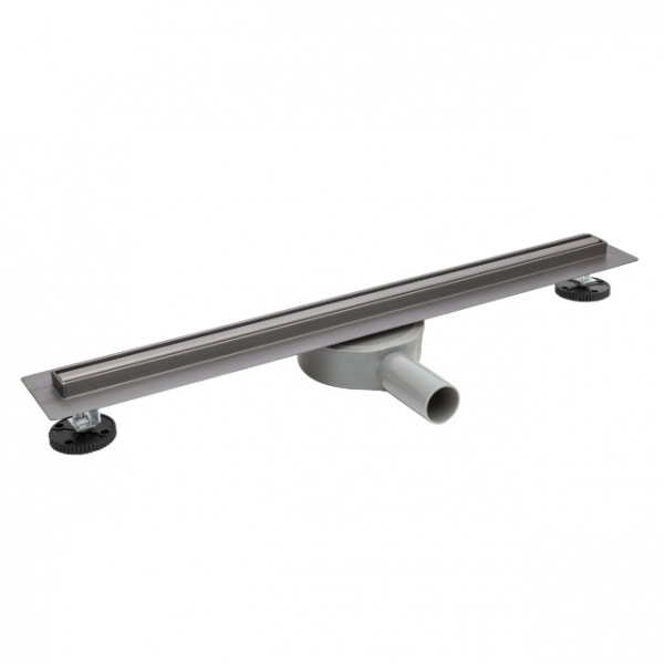 Balneo Slim &amp; Low ProLine Gun Metal Odpływ liniowy wąski 80 cm grafitowy A0401100201-3 WYSYŁKA 24H MAGAZYN