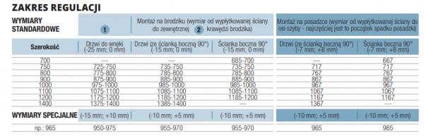 SanSwiss Cadura drzwi wahadłowe jednoczęściowe z elementem stałym w linii prawe CA13D1105007