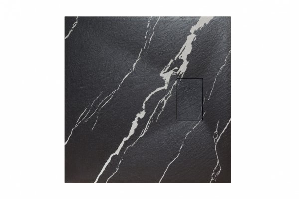 Besco Vexo Marble Black brodzik 80 VMB8080K