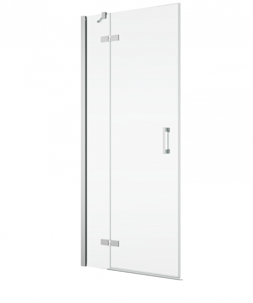 Ronal Sanswiss wejście narożne dwuczęściowe 80x200 cm, szkło przezroczyste, profile chrom PUE2PD0801007