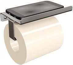 Andex Technic Uchwyt na papier z półką 331SG stal nierdzewna polerowana