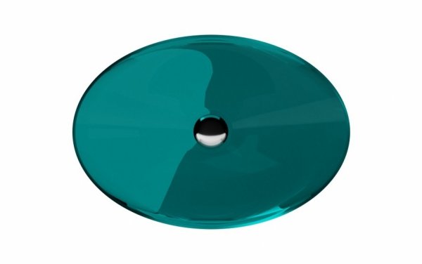 Besco Anya Ocean Breeze umywalka nablatowa + maskownica biała UMA50OBW