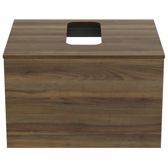 Ideal Standard Adapto Szafka pod umywalkę 60 cm z otworem ciemne drewno U8594FW
