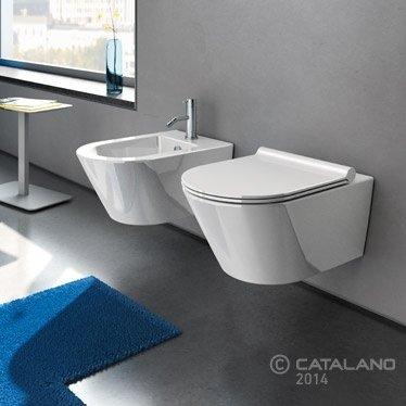 Catalano New Zero miska wisząca bezrantowa z deską wolnoopadającą 1VS55NR00+5SCSTP+5KFST WYSYŁKA/24H