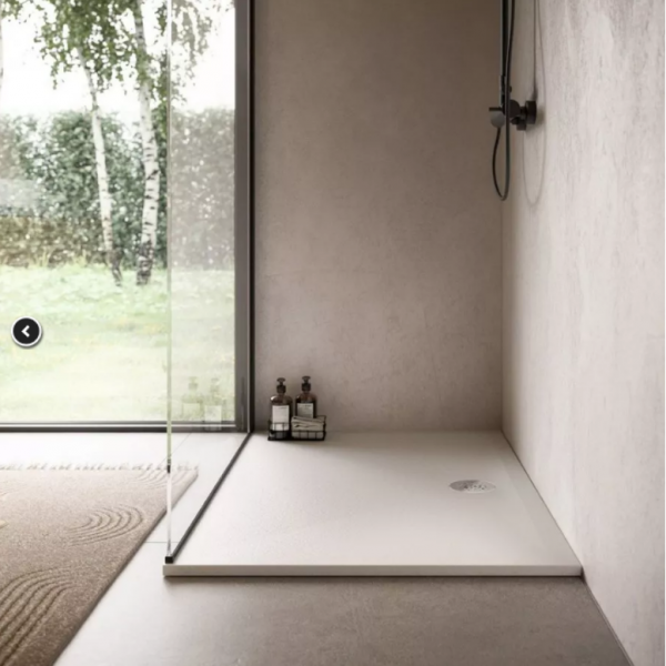 Ronal Air brodzik prostokątny 120x90 cm konglomeratowy biały mat W37A12009009