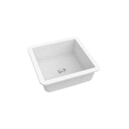 Marmorin Lena IV umywalka wpuszczana w blat 44,8x44,8 cm biały połysk PU539070448