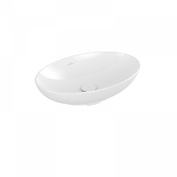 Villeroy&amp;Boch Loop &amp; Friends 4A4701R1 Umywalka stojąca na blacie 560 x 380 mm Weiss Alpin CeramicPlus  