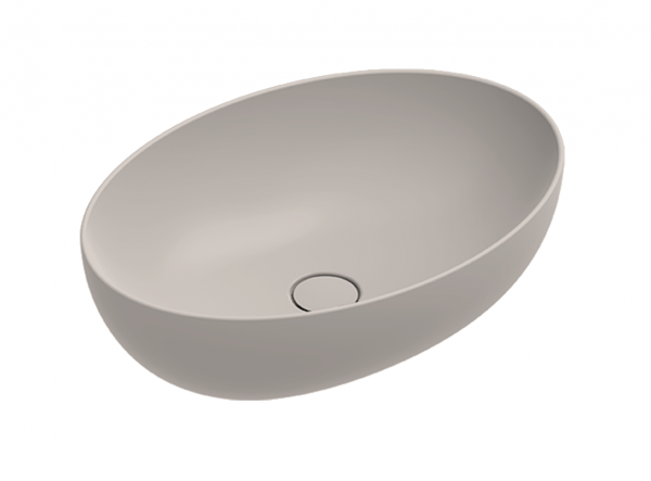 Catalano SFERA umywalka nablatowa 60x42 h=16 cm kolor jedwabiu / beżowy mat 0522600031