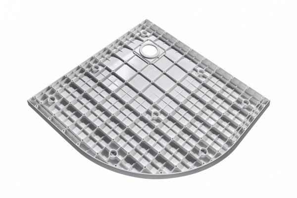 Besco Vexo Marble brodzik półokrągły 90 VM9090P