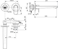 Ideal Standard Connect Air Bateria umywalkowa podtynkowa złoto szczotkowane połysk A7009A2