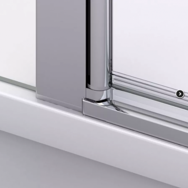 Ronal Sanswiss Divera drzwi prysznicowe 130 (80+50) cm srebrny połysk D22T31080505007