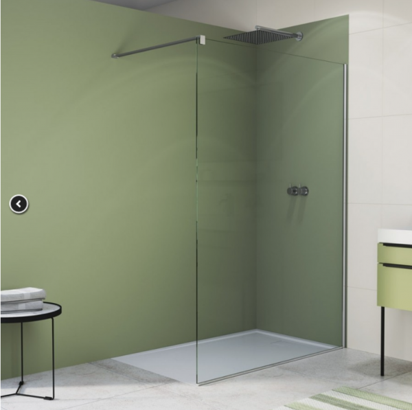 Ronal Sanswiss Easy ścianka wolnostojąca Walk-in 150 cm srebrny połysk STR4P1505007