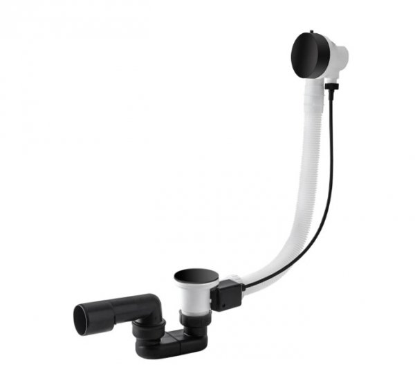 Vedo Minimalista I Przelew wannowy z korkiem automatycznym 70cm 246M/70/CZ