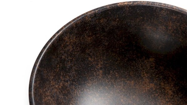 S.V.I.S. Design UMYWALKA 40 CM COLUMBA BASIC - DARK STONE NIEBIESKI, OCHRA I CZARNY, LAKIER MATOWY