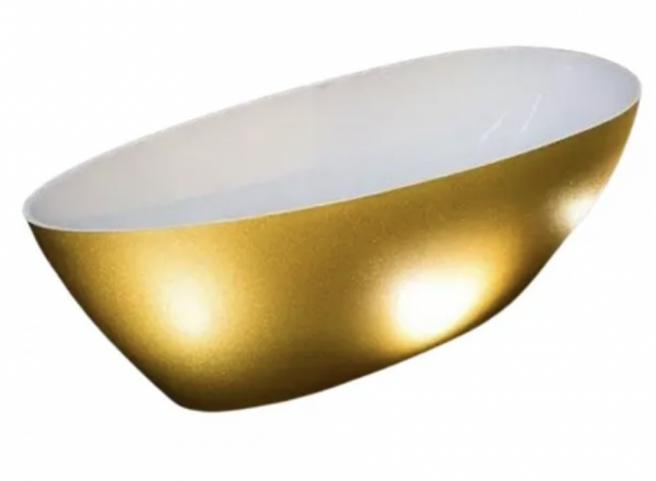 Besco Goya Glam wanna wolnostojąca XS 140 złota + klik-klak chrom w cenie WMD140GZ