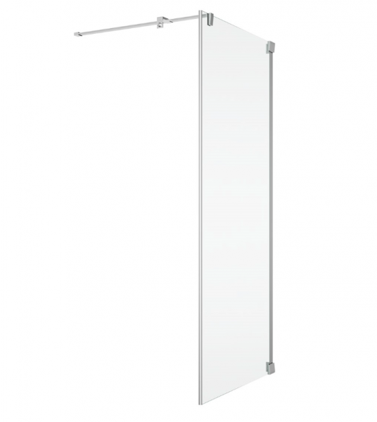 Ronal Sanswiss ścianka boczna 70x200 cm, szkło przezroczyste, profile Srebrny połysk CAT50705007