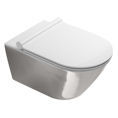 Catalano ZERO newflush 55 miska WC podwieszana biały/srebrny 1VS55NRBA/0111550041