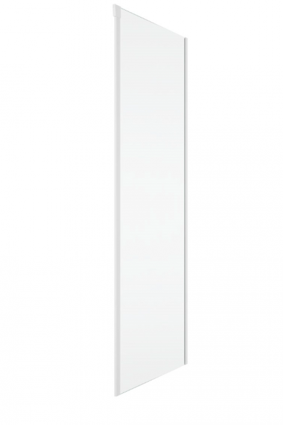 Ronal Sanswiss ścianka boczna 90,1-140x0-200 cm, szkło przezroczyste, profile WHITE LINE biały mat CASTSM20907