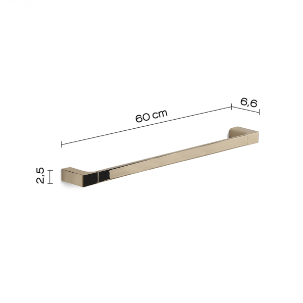 GEDY PIRENEI WIESZAK 60 CM złoty mat PI21/60/GM