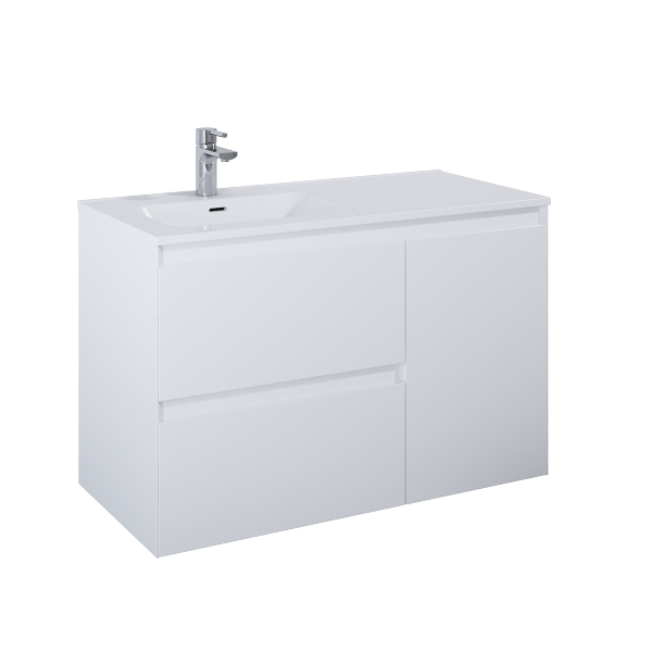 Elita SZAFKA SPLIT 100 (60 2S L + KOSZ CARGO P) WHITE MATT PDW 168148