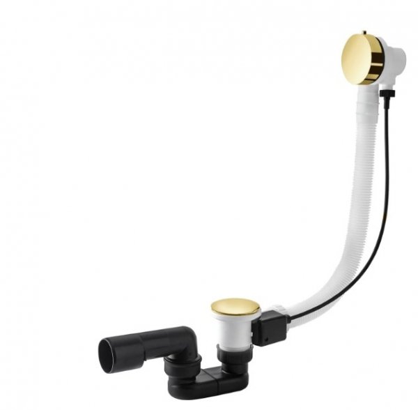 Vedo Minimalista I Przelew wannowy z korkiem automatycznym 70cm 246M/70/ZL