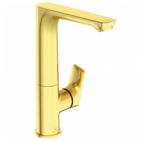 Ideal Standard Connect Air Bateria umywalkowa bez korka złoto szczotkowane połysk A7023A2