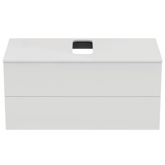 Ideal Standard Adapto Szafka pod umywalkę 105 cm z otworem ciemne drewno U8597FW