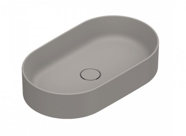 Catalano ZERO umywalka nablatowa 70x35 cm h=12 cm ciemny szary mat 0122700032