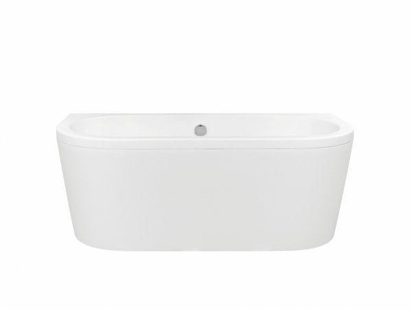 Besco Volya wanna wolnostojąca 150 + syfon klik-klak chrom z przelewem slim WKV150WSS