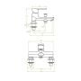 Laveo Appia bateria wannowo-prysznicowa nawannowa chrom BLP015D
