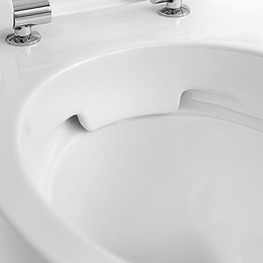 GEBERIT NOVA PRO PREMIUM miska ustępowa lejowa Rimfree, wisząca owalna, krótka, z krytymi mocowaniami 500.377.01.2