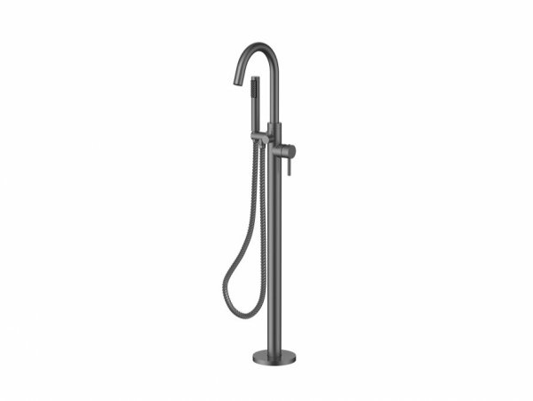 Besco Veo II bateria wannowa wolnostojąca gun metal BW-VII-GR