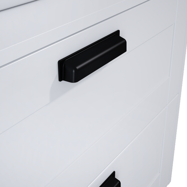 Elita KOMPLET UCHWYT INGE CZARNY MAT 14,8 cm 2 SZT 167194