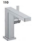 Hansgrohe Tecturis E Jednouchwytowa bateria umywalkowa 110 Fine CoolStart EcoSmart+ bez kompletu odpływowego Chrom 73020000