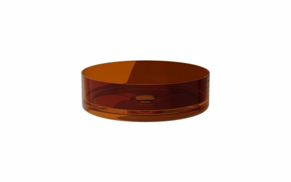 Besco Enya Earth Rust umywalka nablatowa+ maskownica czarny matt UME36ERB