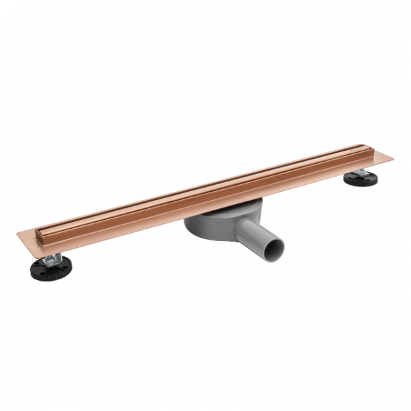 Balneo Slim &amp; Low ProLine Copper Odpływ liniowy wąski 70 cm miedź szczotkowana A0401090201-2 WYSYŁKA