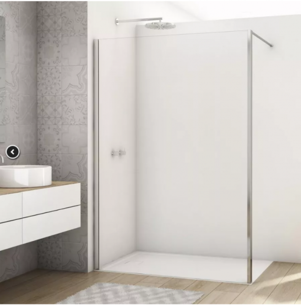Ronal Sanswiss Divera ścianka wolnostojąca Walk-in 70 cm srebrny połysk D22WI1H0705007