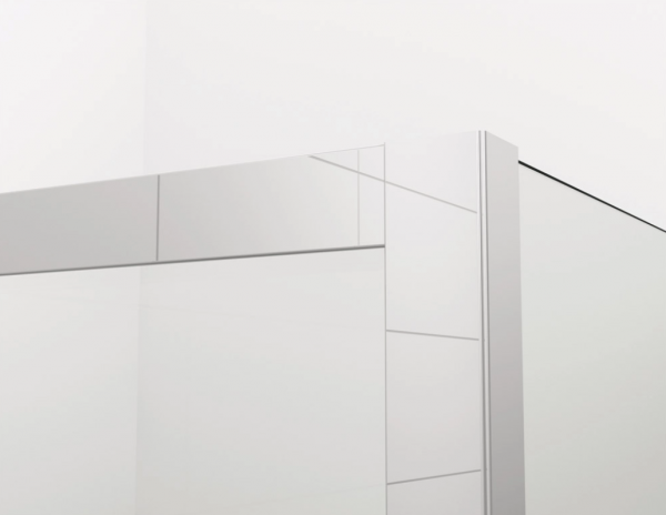 Ronal Sanswiss ścianka boczna 90° lub w linii 30-100x0-200 cm, szkło Durlux 200, profile chrom PURDT3SM21022