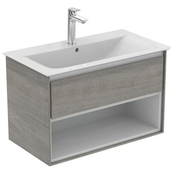 Ideal Standard Connect Air Szafka pod umywalkę 80 cm jasnoszare drewno E0827PS