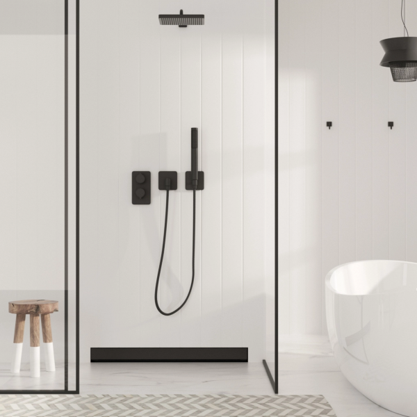 Balneo WDrain NEXT odpływ liniowy ścienny dwustronny 60 cm czarny  A0301020102-1 WYSYŁKA