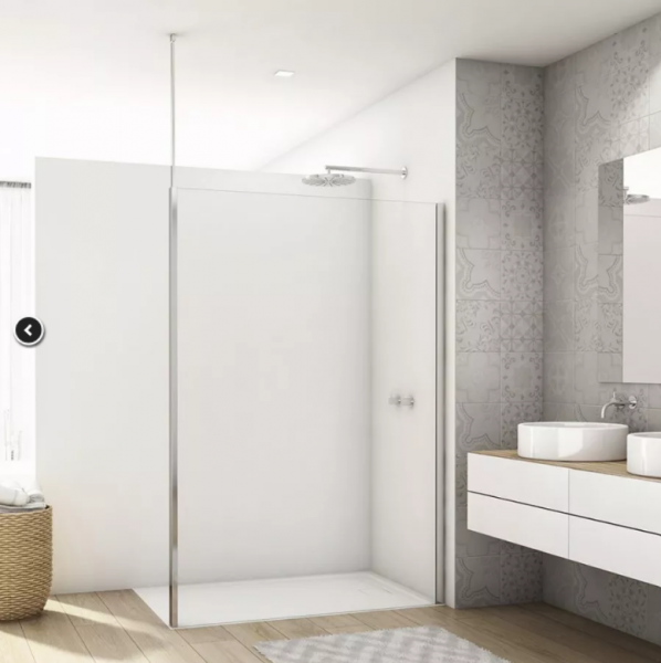 Ronal Sanswiss Divera ścianka wolnostojąca Walk-in 100 cm srebrny połysk D22WI1V1005007