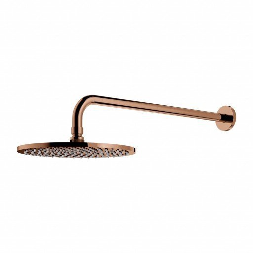 Omnires SlimLine deszczownica z ramieniem kolor miedź  WGSET1CP
