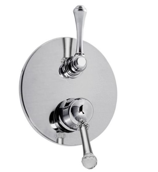   Giulini Giovanni Harmony Bateria natryskowo-wannowa z przełącznikiem STARE ZŁOTO SY95113BR