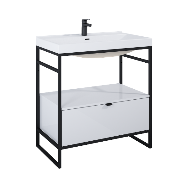 Elita INDUS Szafka 80 1S WHITE HG do stelaża 168672/RE010800078060