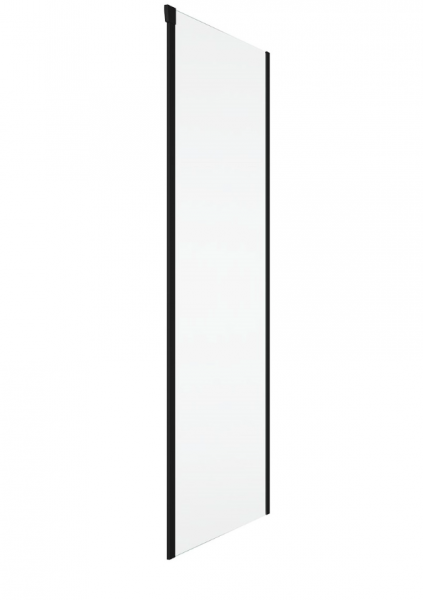 Ronal Sanswiss ścianka boczna 100x200 cm, szkło przezroczyste, profile BLACK LINE czarny mat CAST1000607