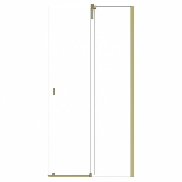 Besco Vayo Gold Kabina Walk in 110x200 cm Złota VYG100200C