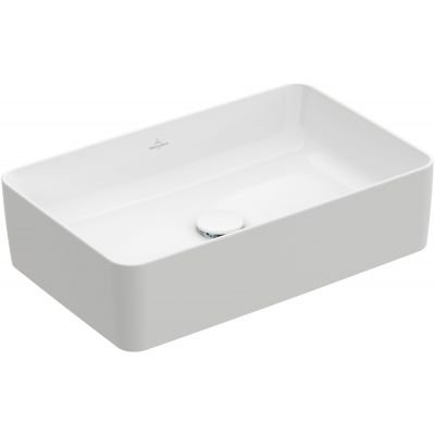 Villeroy &amp; Boch Collaro umywalka 56x36 cm nablatowa prostokątna Weiss Alpin 4A205601 
